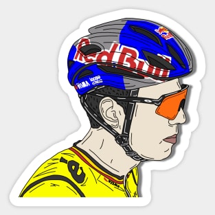 Wow Van Aert Sticker